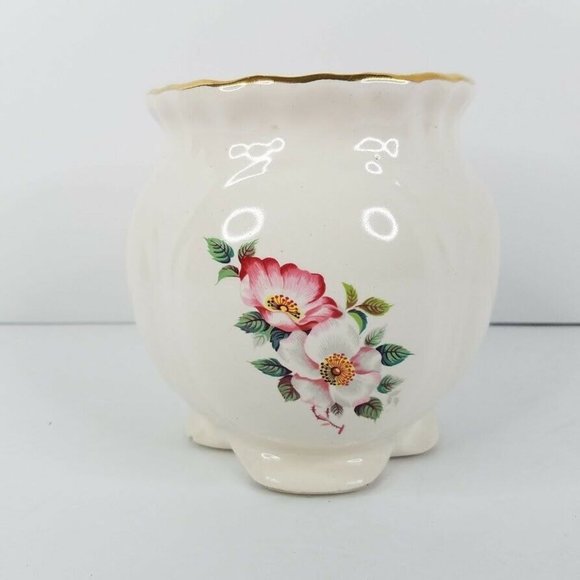Vintage Other - House of Webster Ceramics Briar Rose 5" Biscuit Cookie Candy Jar Vintage No Lid